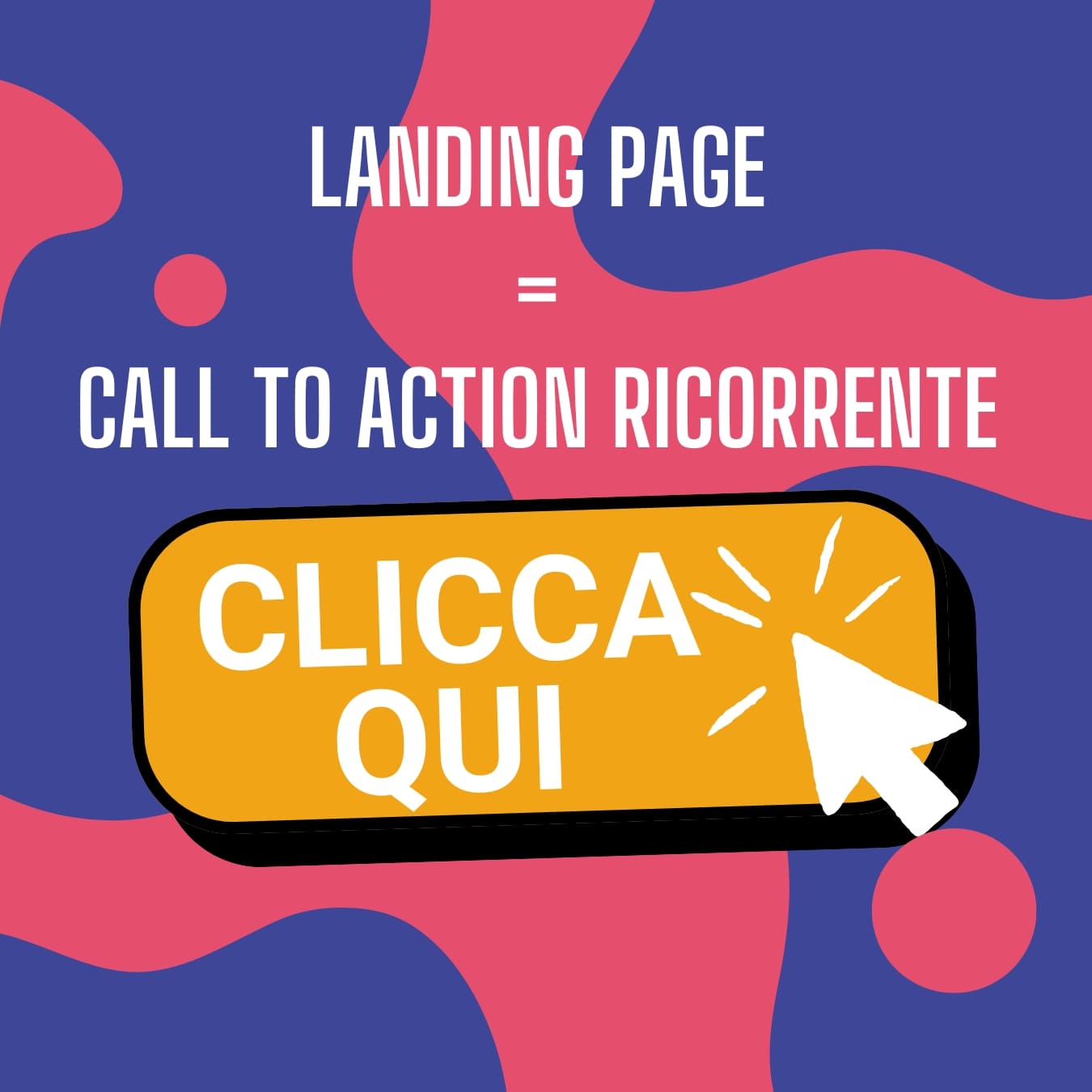 CTA landing page ricorrente